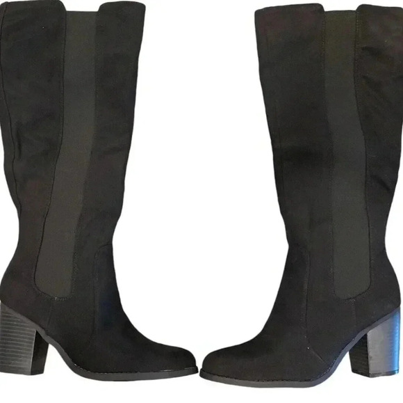 Sugar Willetta Women's Knee-High Boots Size 7.5M Black - Picture 2 of 4